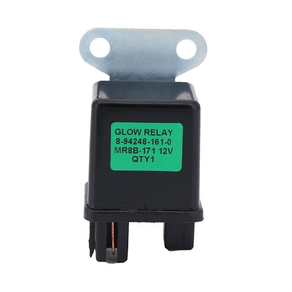Glow Plug Relay 8944001061 compatible with Isuzu 4JA1 NHR54 John Deere Excavator 35ZTS 50C 27C 50ZTS 27ZTS 35C
